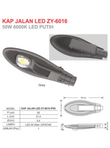 Lampu Jalan LED 50 Watt Zetalux