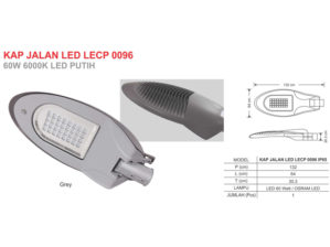 Lampu Jalan LED 60 Watt Zetalux