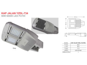 Lampu Jalan LED 90 Watt Zetalux