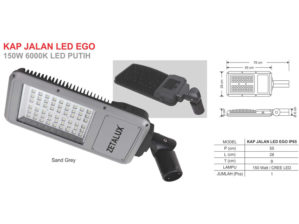 Lampu Jalan LED 150 Watt EGO Zetalux